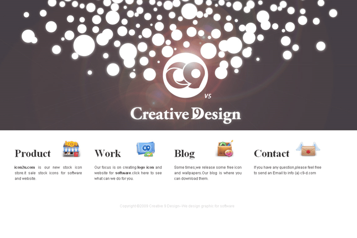 Creative 9 Design website preview